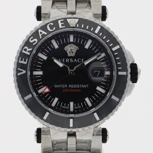 VERSACE VAKO 300016 V Race Diver black SS QZ